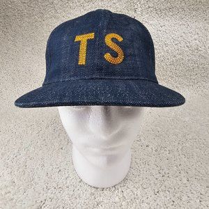 Taylor Stitch Logo Vintage Style Discontinued Hat Denim Snapback Rare Authentic